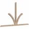 Ekena Millwork Richland Smooth Timber Gable Bracket, Douglas Fir, 108"W x 63"H x 3 1/2"D x 3 1/2"F, 14/12 Pitch GBW108X63X0404RIC00SDF - alternate 3
